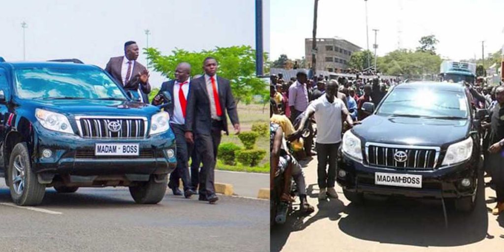 Madam Boss's Toyota Land Cruiser