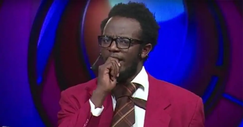 Prof Hamo performing on Churchill Show