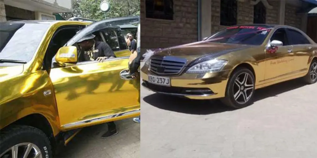 Sonko's love for golden cars 