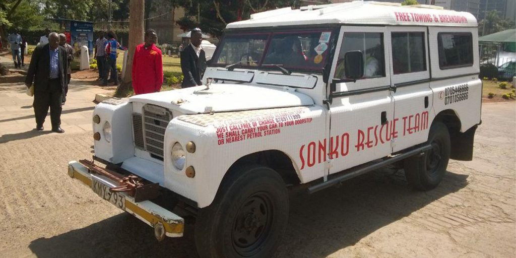 One of Mike Sonko's Rescue Team cars