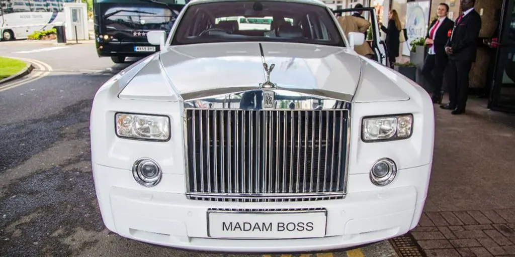 Madam Boss's Rolls Royce Phantom car