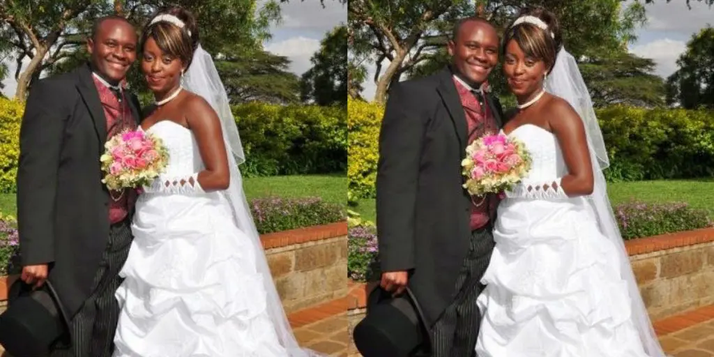 Lilian and her first ex husband, Moses Kanene Njuguna