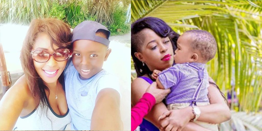 Lilian Muli with her two sons