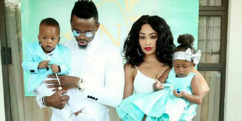 Zari, Diamond and their two kids