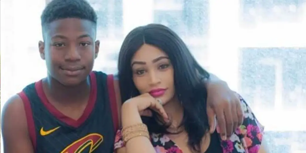 Zari with her firstborn son, Pinto