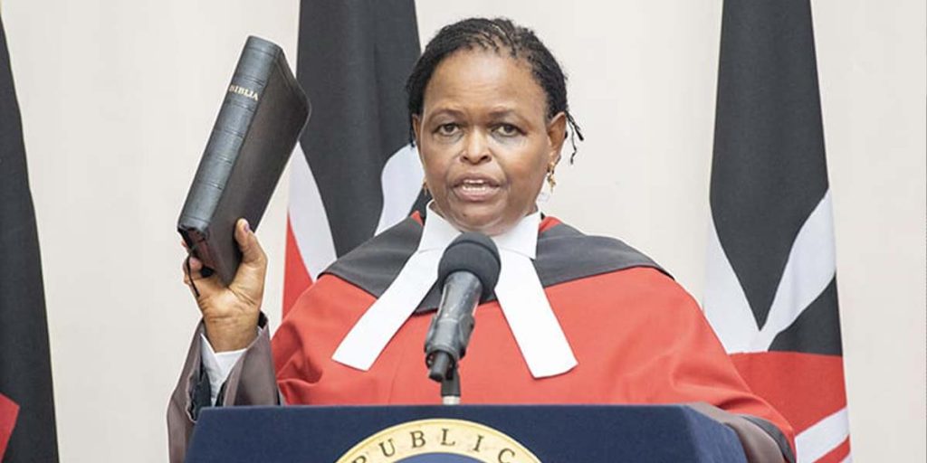facts about Lady Justice Martha Koome SRC: @Twitter