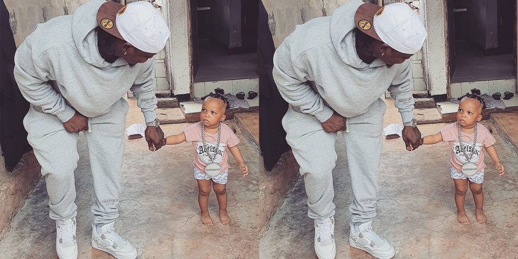 Harmonize with his daughter, Zulekha SRC: @Ghafla!