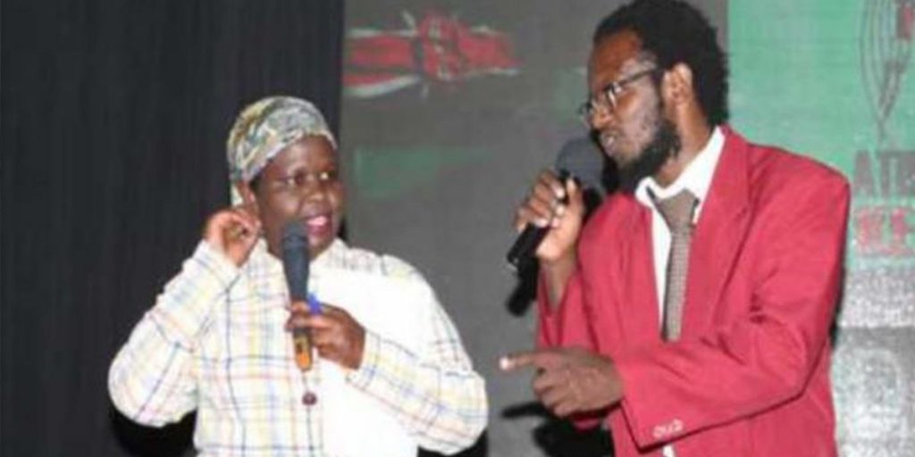 Prof Hamo and Jemutai performing at Churchill Show SRC: @Africa Press