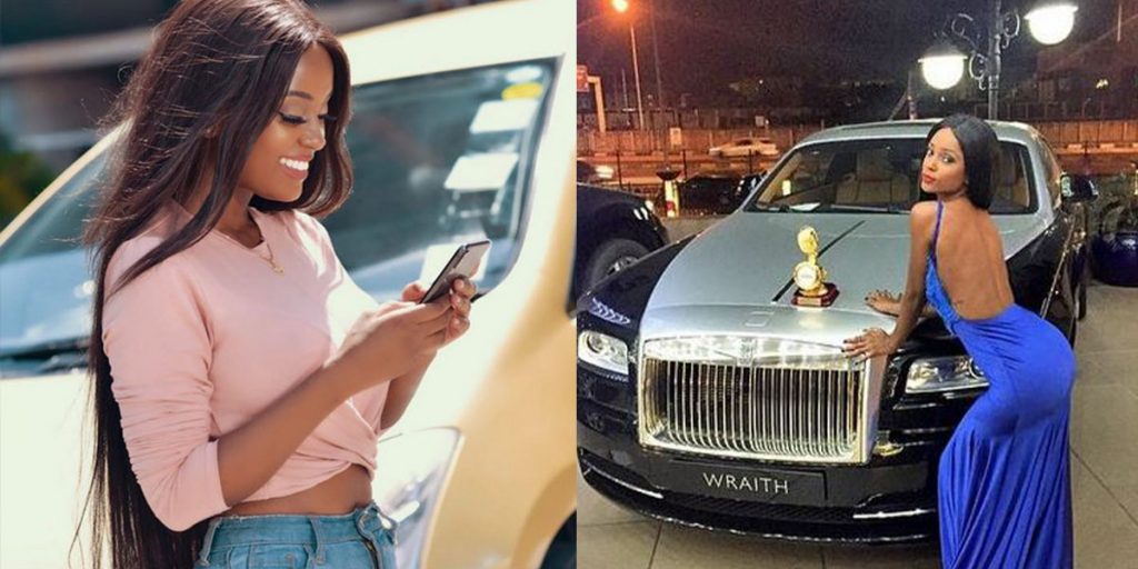 Two of Vanessa's cars SRC: @KOKO TV Nigeria, @Daily Active