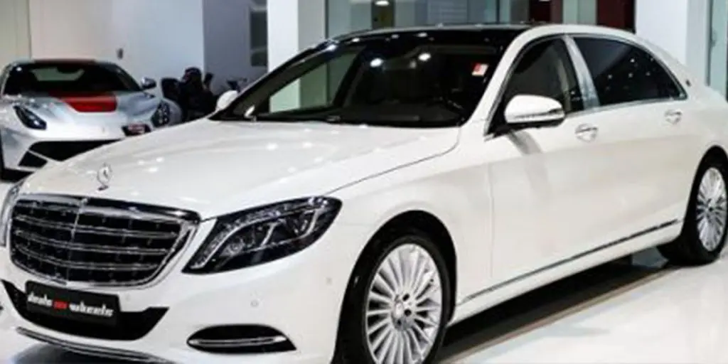 Jimmy's white Mercedes Benz car SRC: @Kenyans