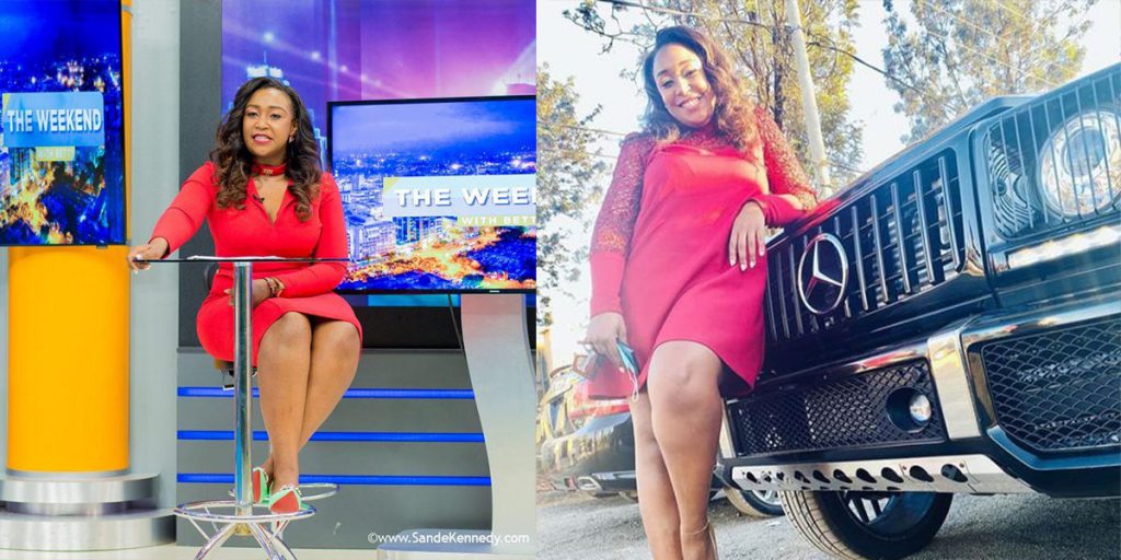 One of Betty Kyalo's cars SRC: @Sande Kennedy, @Facebook