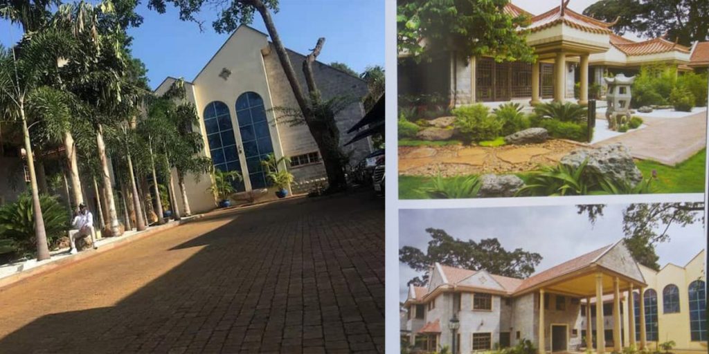 A view of Jimmy's one billion mansion in Muthaiga SRC: @TUKO 2, @Kenyans