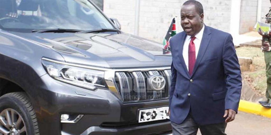 One of Matiangi's luxurious cars SRC: @The Standard