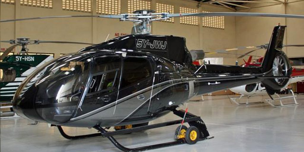Wanjigi's muti million helicopter SRC: @Vidello Productions 