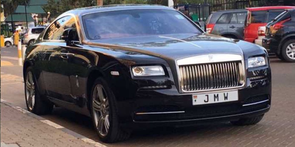 Jimi Wanjigi Rolls Royce car SRC: @Victor Matara