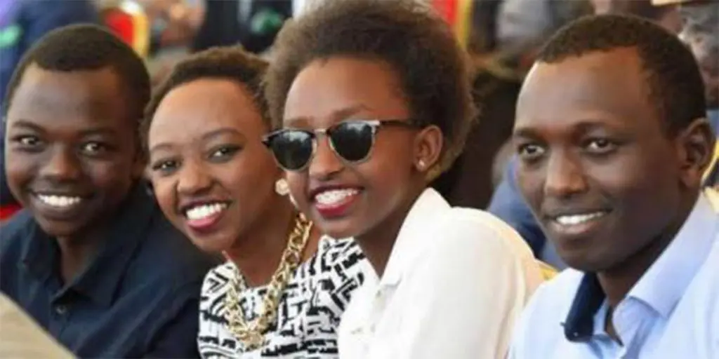 Some of William Ruto's children SRC: @Kenyans.co.ke 