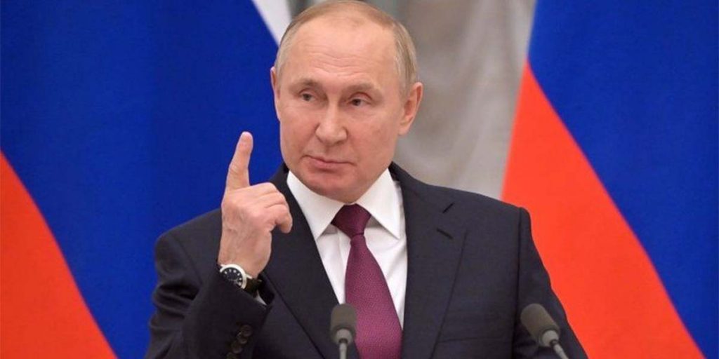 Putin addressing sanctions on Russia SRC: @BBC
