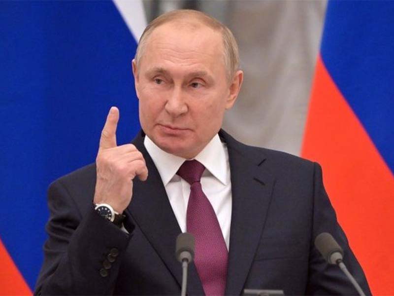 Putin addressing sanctions on Russia SRC: @BBC