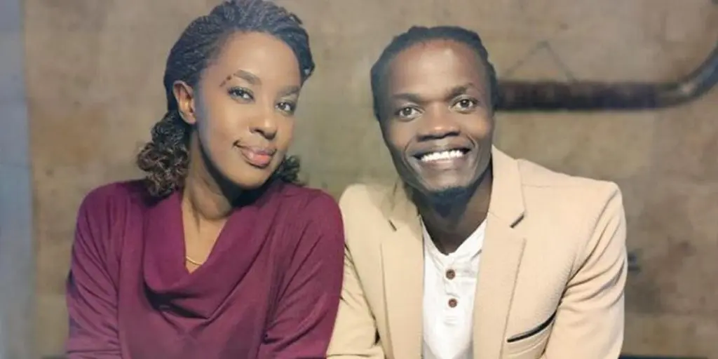 Miss Nganga with her current husband, Juliani SRC: @Diaspora Messenger