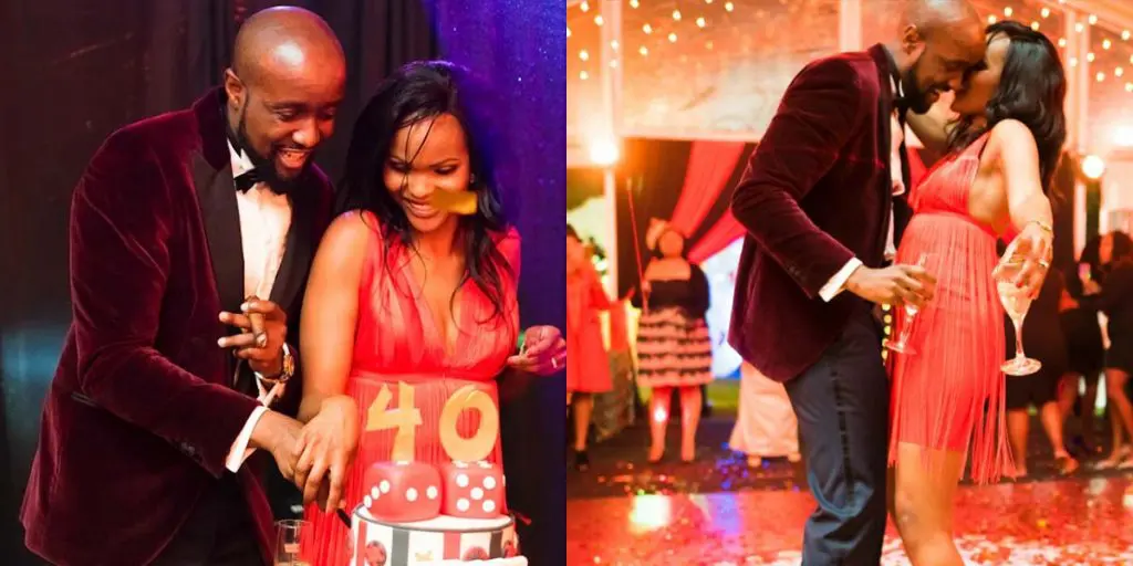 The CEO with his lovely wife, Captain Ruth Karauri SRC: @Mpasho, @Classic 105