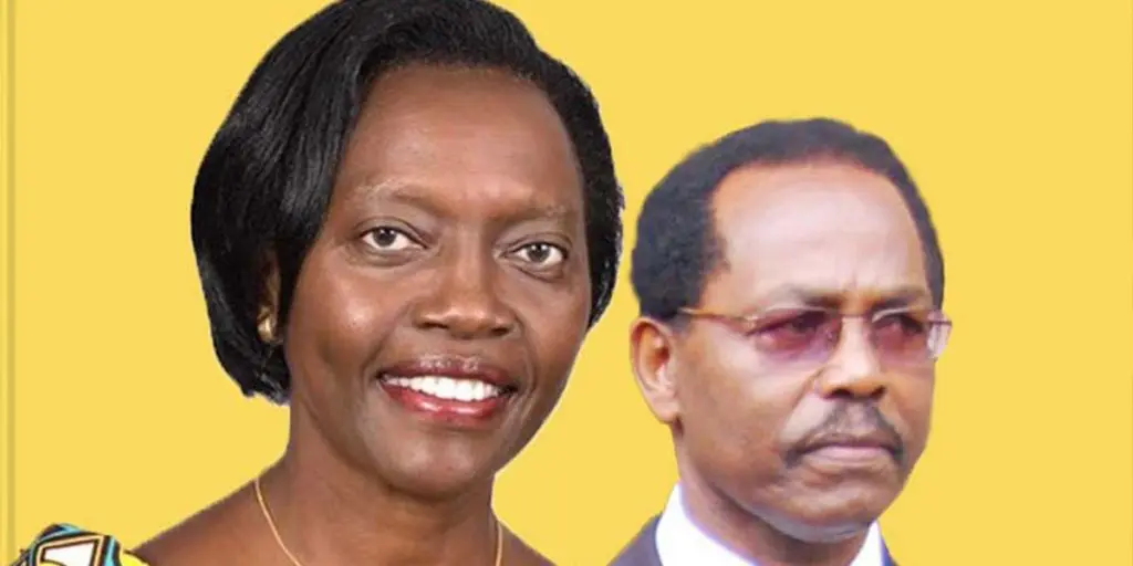 Karua with her former husband SRC: @KISII FINEST