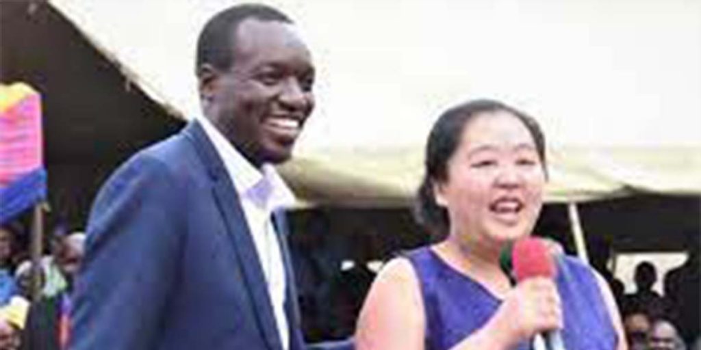 The politician with his wife SRC: @Nairobi Journal