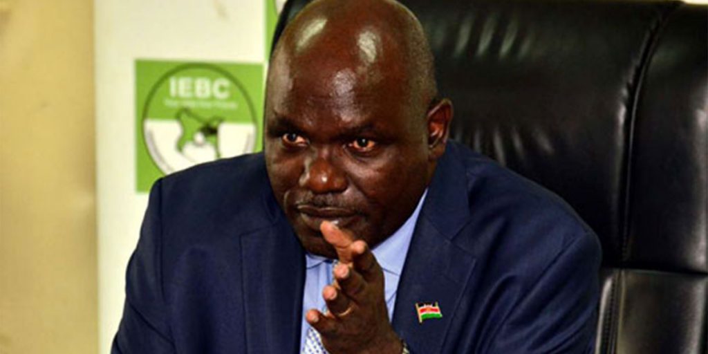 The Chairperson IEBC, Wafula Chebukati SRC: @Nairobi News