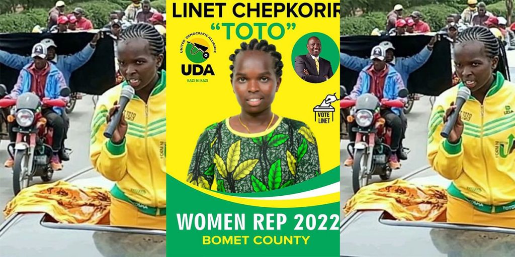 Linet Chepkorir SRC: @TAMBUA AFRICA NEWS, @Twitter