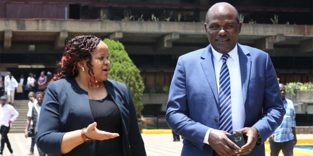 Cherera with Wafula Chebukati SRC: @The Standard