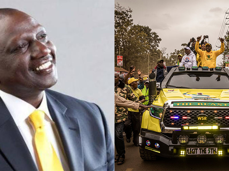 William Ruto cars SRC: @The Standard, @The New York Times