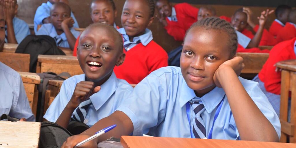 grade 7 students SRC: @Kenya News Agency