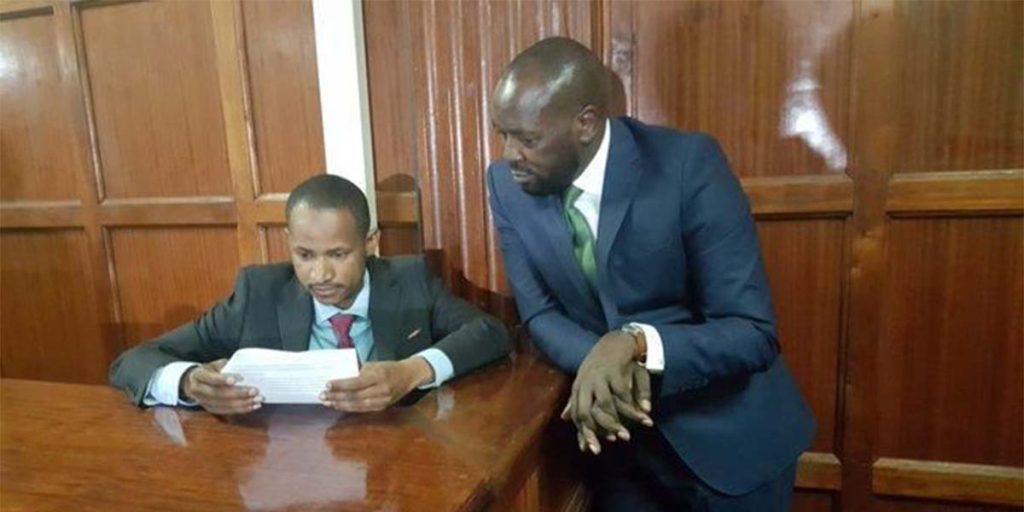 Cliff Ombeta while defending Babu Owino in court SRC: @Kenyans.co.ke