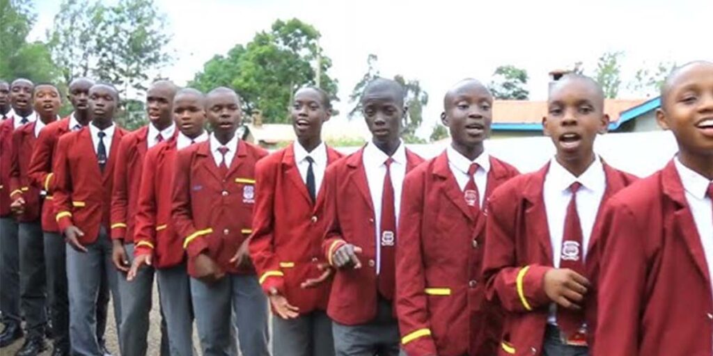 Kabianga High School students SRC: @YouTube