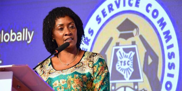 Outgoing TSC CEO, Nancy Macharia SRC: @Kenyanmoves