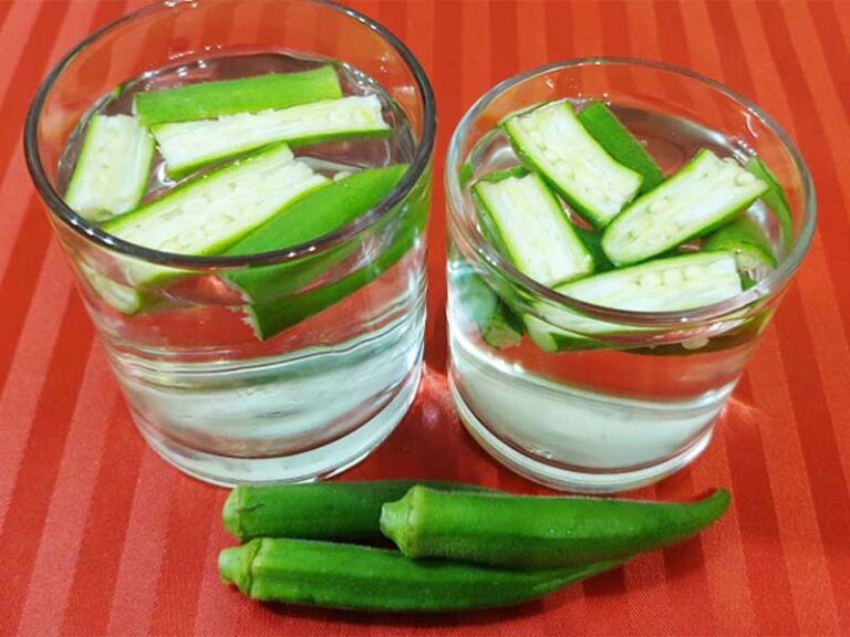 benefits of okra water SRC: @HerZindagi