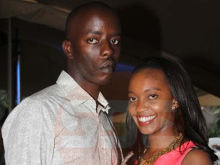 Raila Junior posing for a photo with his wife SRC: Kenyanmoves